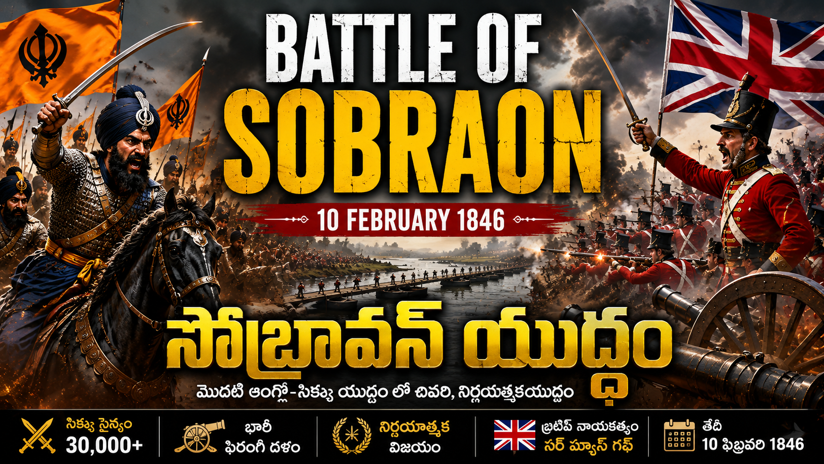 Battle of Sobraon - 1846