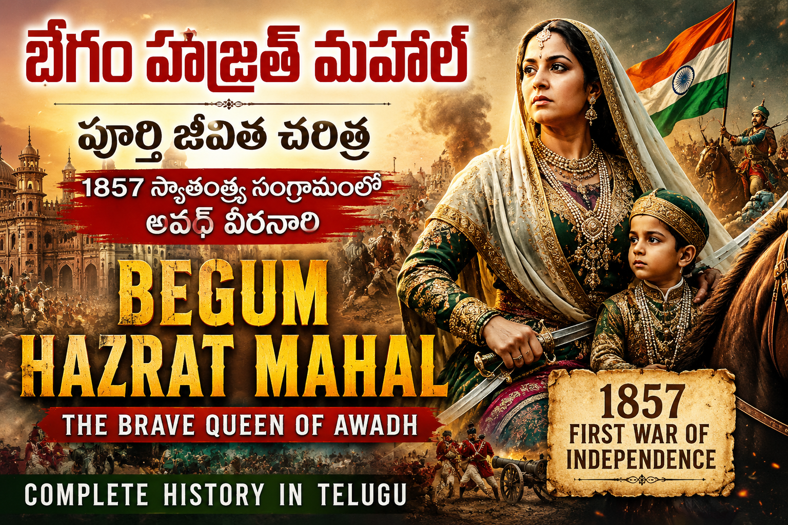 Begum Hazrat Mahal History-1820-1879